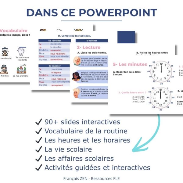2 Unité 4 – Ma routine