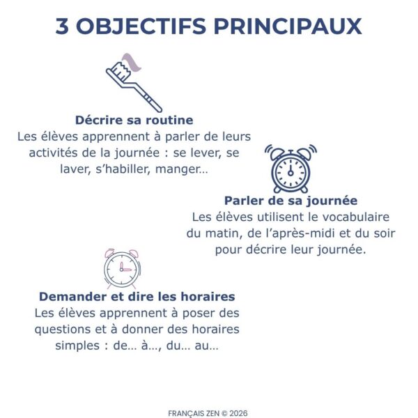 5 Unité 4 – Ma routine