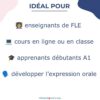 Bundle FLE A1 – 6 PowerPoint interactifs – Cours de français prêts à enseigner